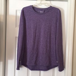 Purple long sleeve shirt